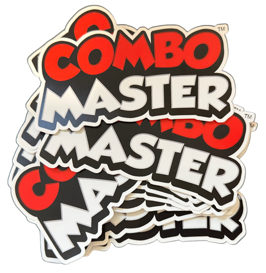 Combo Master Logo Stickers - 5" x 2.65"